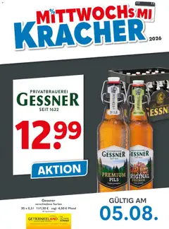 Vorschau von dem Prospekt des Geschäftes Getränkeland, gültig ab dem 05.08.2026
