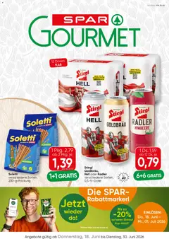 Vorschau der Angebote: SPAR Gourmet SPAR Gourmet Flugblatt gültig ab 18.06.2026