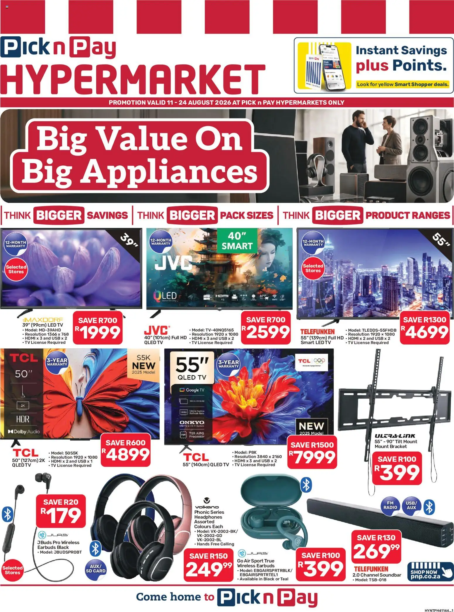 Preview of Pick n Pay flyer valid from 11/08/2026
