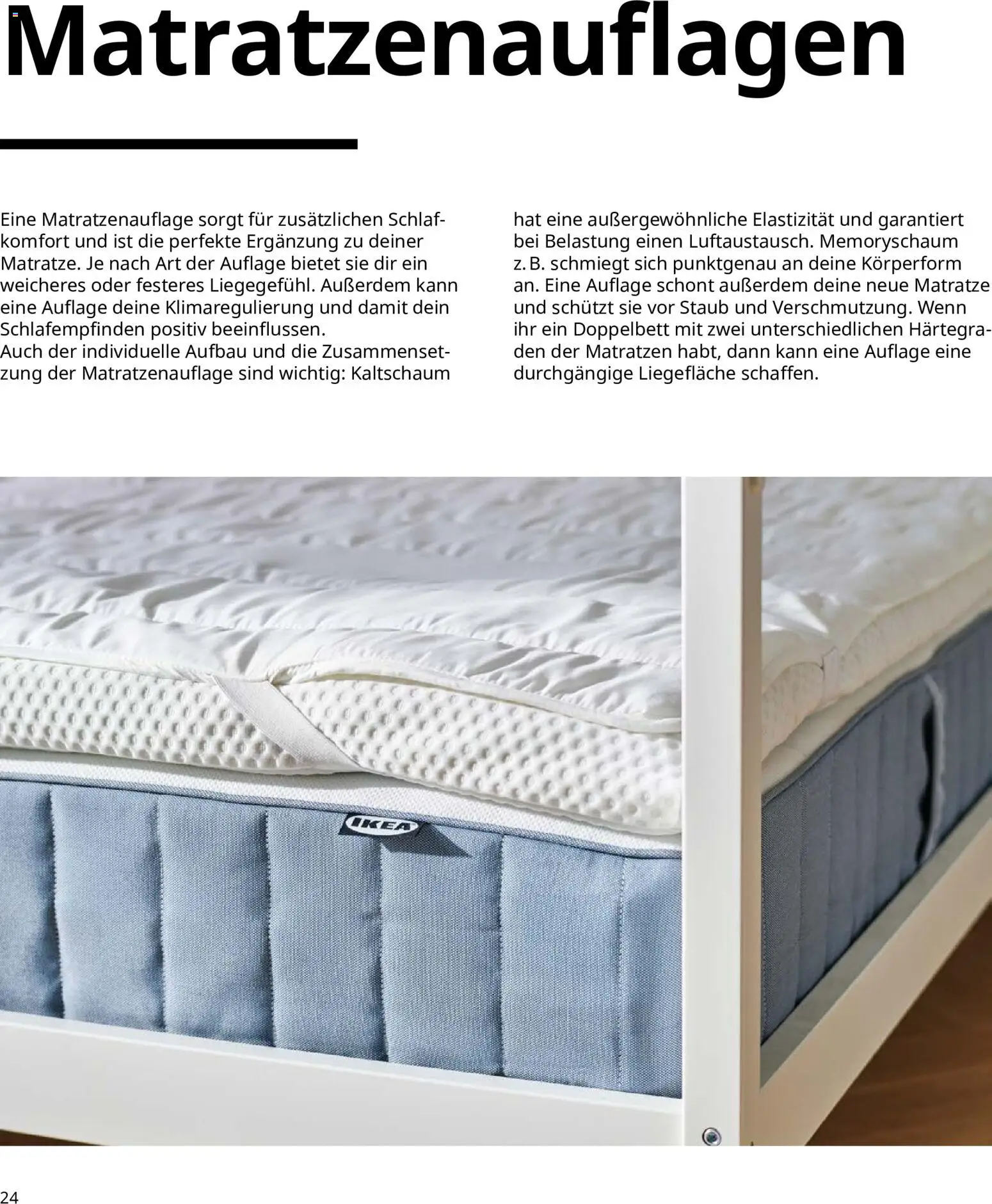 Vorschau von dem Prospekt des Geschäftes Ikea, gültig ab dem 16.09.2026 - Matratze, Doppelbett