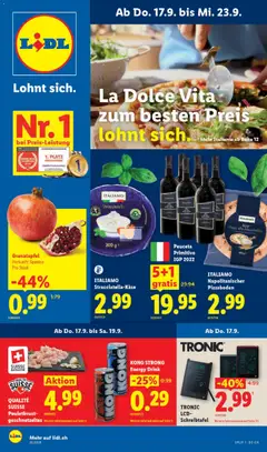 Vorschau des Merkblatts Lidl aktionen vom Shop Lidl gültig von 17.09.2026 bis 23.09.2026