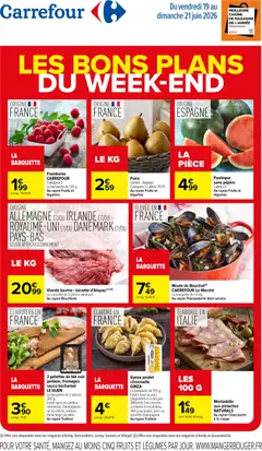 Prévisualisation de Carrefour les bons plans du week-end du magasin Carrefour formulaire valide 19/06/2026
