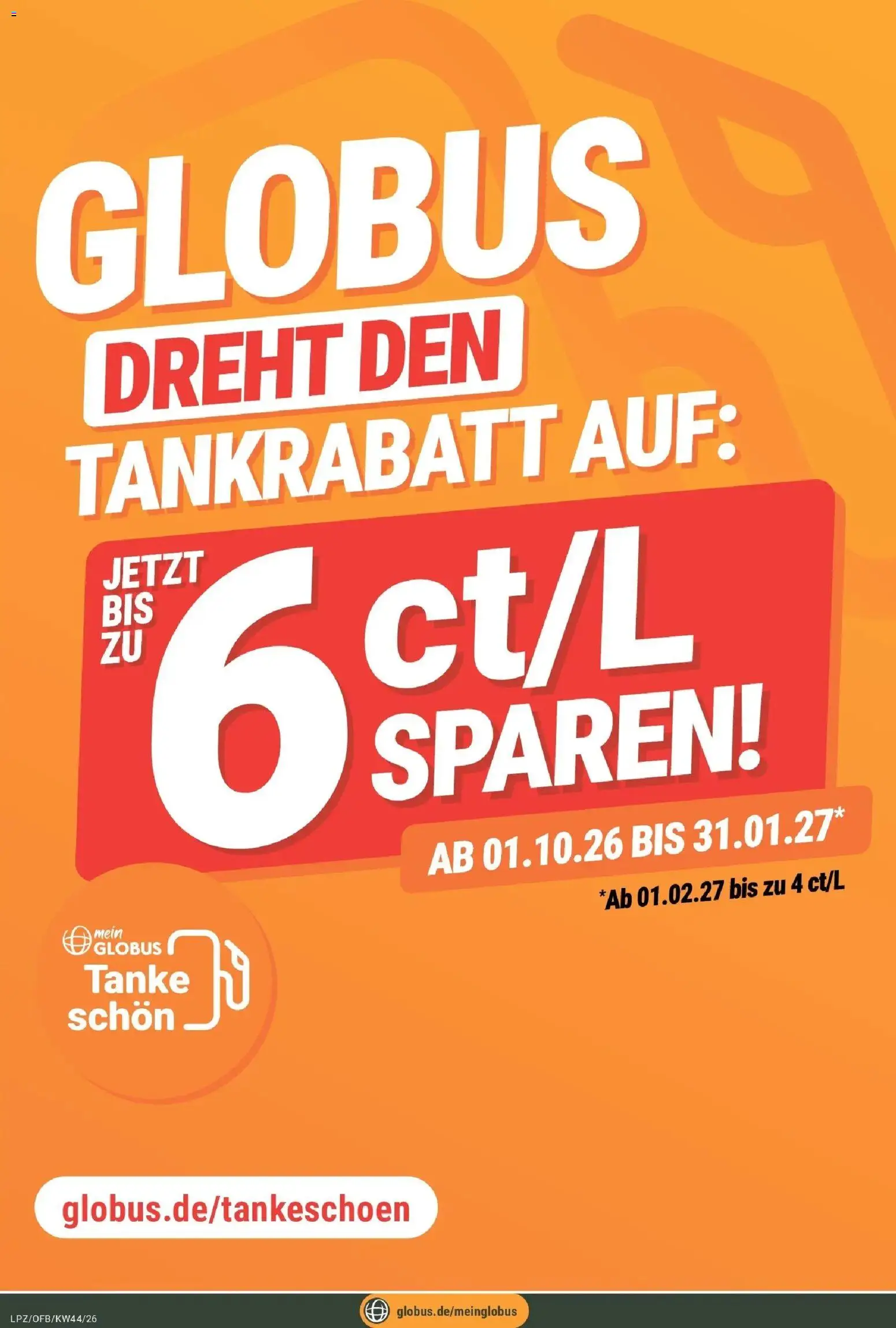 Vorschau von dem Prospekt des Geschäftes Globus, gültig ab dem 26.10.2026