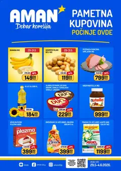 Pregled Aman kataloga - važi od 29.05.2026