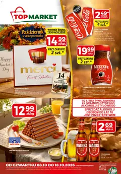 Pogląd gazetki "Top Market gazetka" ze sklepu Top Market ważnej od 08.10.2026