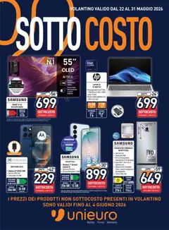 Anteprima dell'opuscolo Unieuro volantino dal negozio Unieuro valido da 22/05/2026