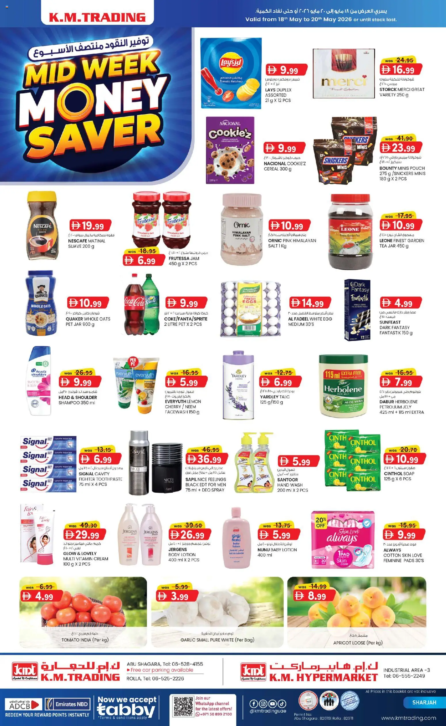 Preview of the catalogue KM Trading Mid week money saver of store KM Trading valid from 18 May, 2026