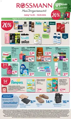 Vorschau von dem Prospekt des Geschäftes Rossmann, gültig ab dem 14.09.2026