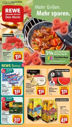 Vorschau von dem Prospekt des Geschäftes Rewe, gültig ab dem 03.08.2026
