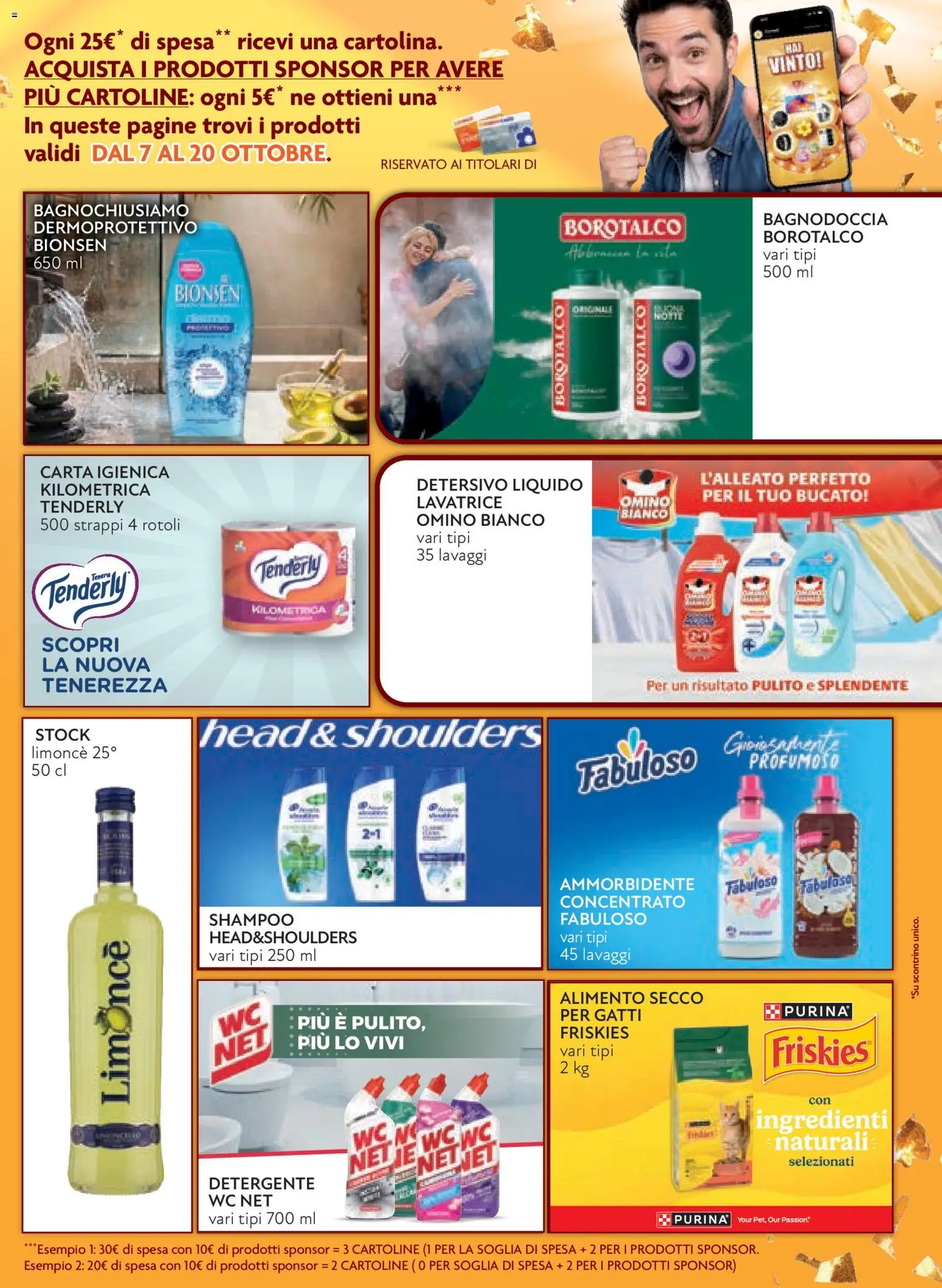 Anteprima dell'opuscolo Conad volantino Margherita Lombardia dal negozio Conad valido da 07/10/2026 - Lavatrice, WC, Shampoo, Carta igienica, Ammorbidente, Ingredienti, Detergente, Head & Shoulders