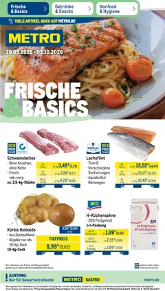 Vorschau von dem Prospekt des Geschäftes Metro, gültig ab dem 28.09.2026
