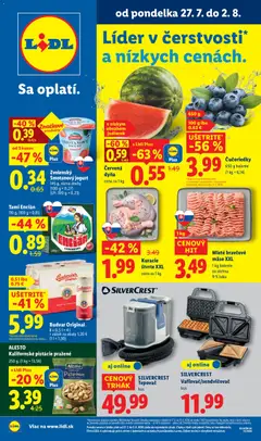 Náhľad Lidl letáku platného od 27.07.2026