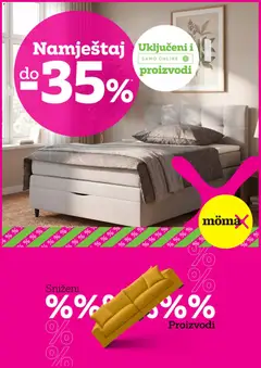 Pregled letka Mömax Katalog trgovine Mömax vrijedi od 18.09.2026