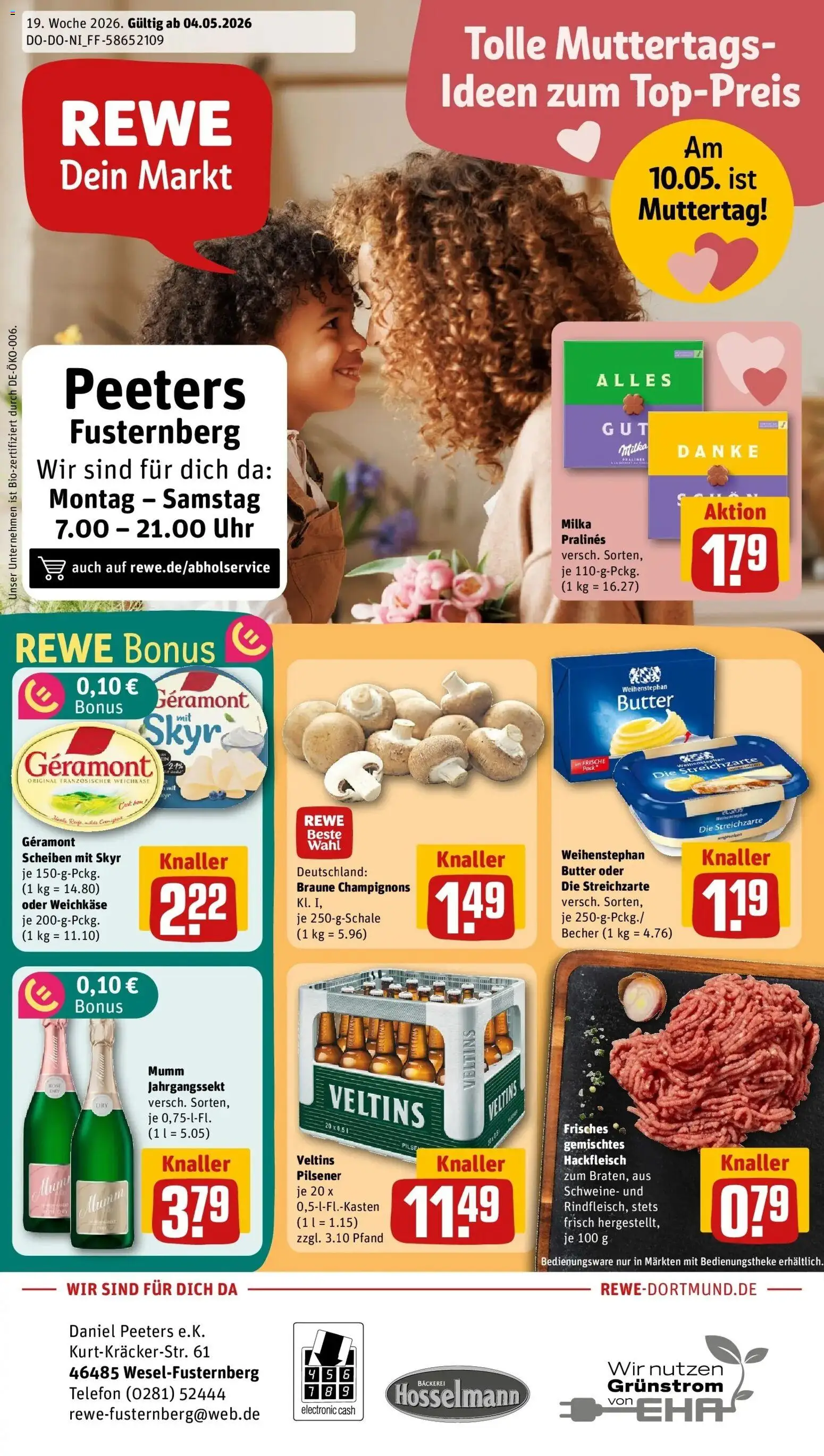 Vorschau von dem Prospekt des Geschäftes Rewe, gültig ab dem 04.05.2026