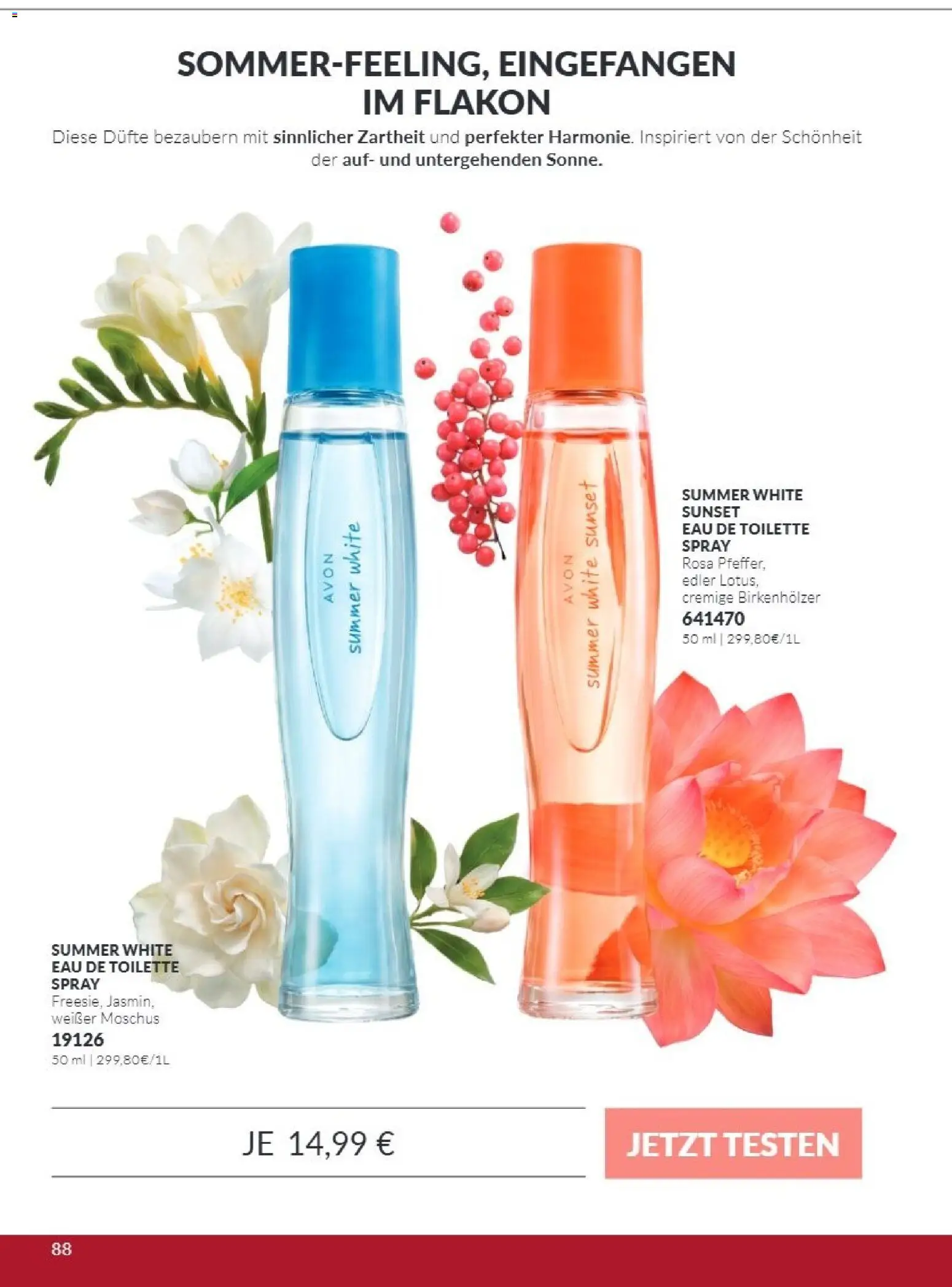 Vorschau von dem Prospekt des Geschäftes Avon, gültig ab dem 01.10.2026 - Toilette, Eau de Toilette