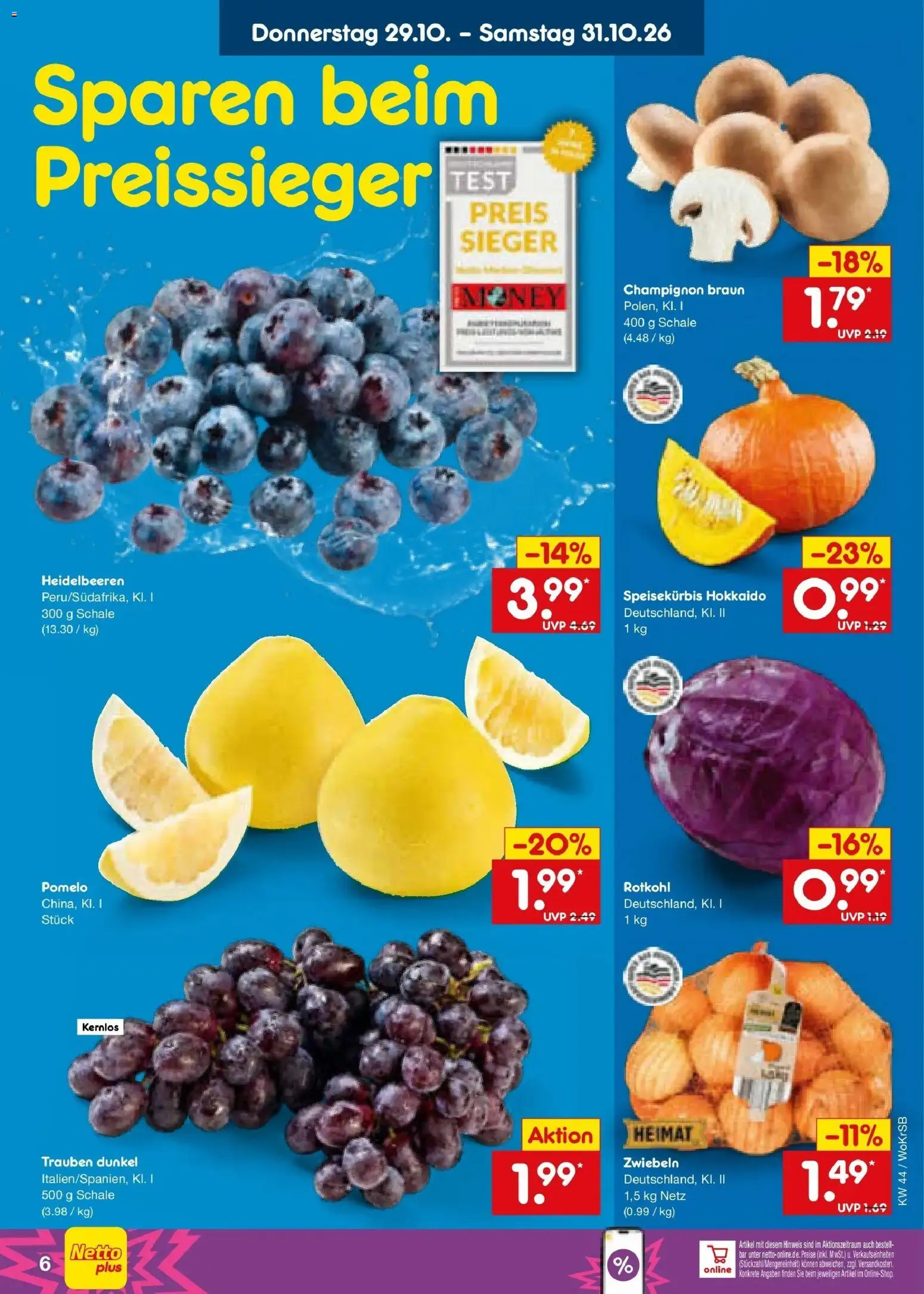 Vorschau von dem Prospekt des Geschäftes Netto Marken-Discount, gültig ab dem 26.10.2026