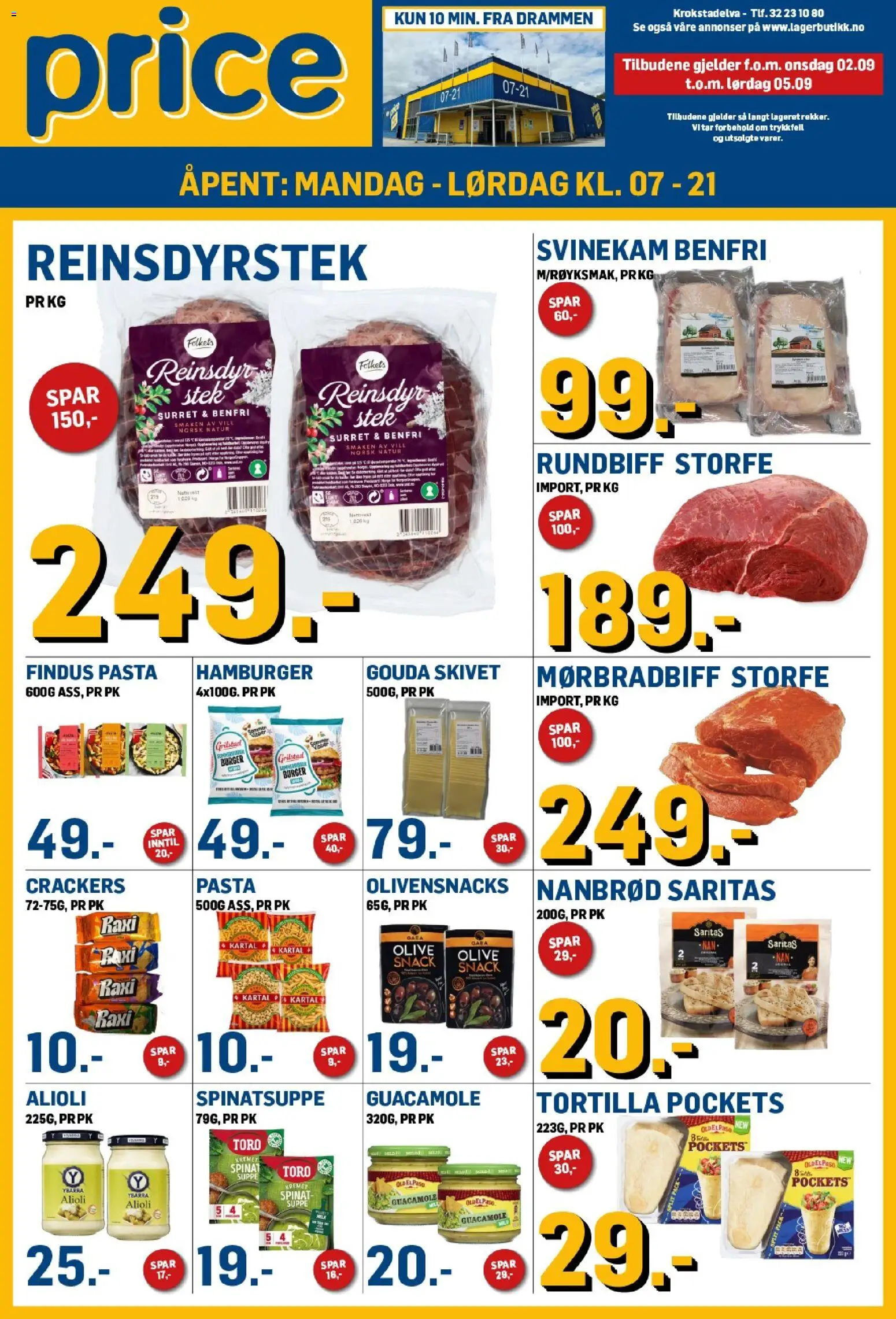Forhåndsvis Price Lagerbutikk kundeavis fra butikk Price Lagerbutikk gyldig fra 02/09/2026