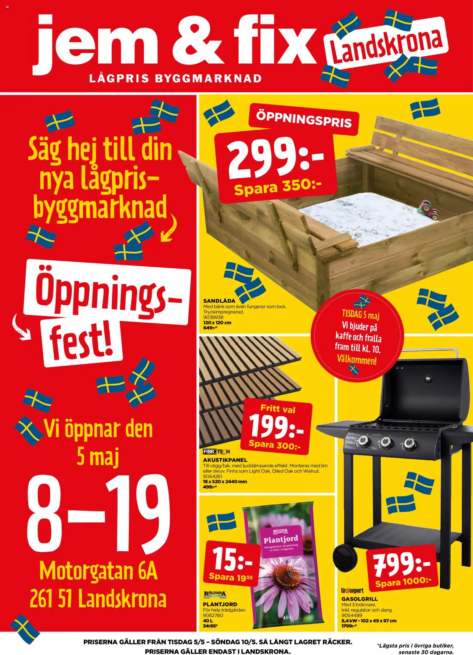 Förhandsgranska reklamblad Jem & Fix erbjudanden från butik Jem & Fix gäller från 05/05/2026
