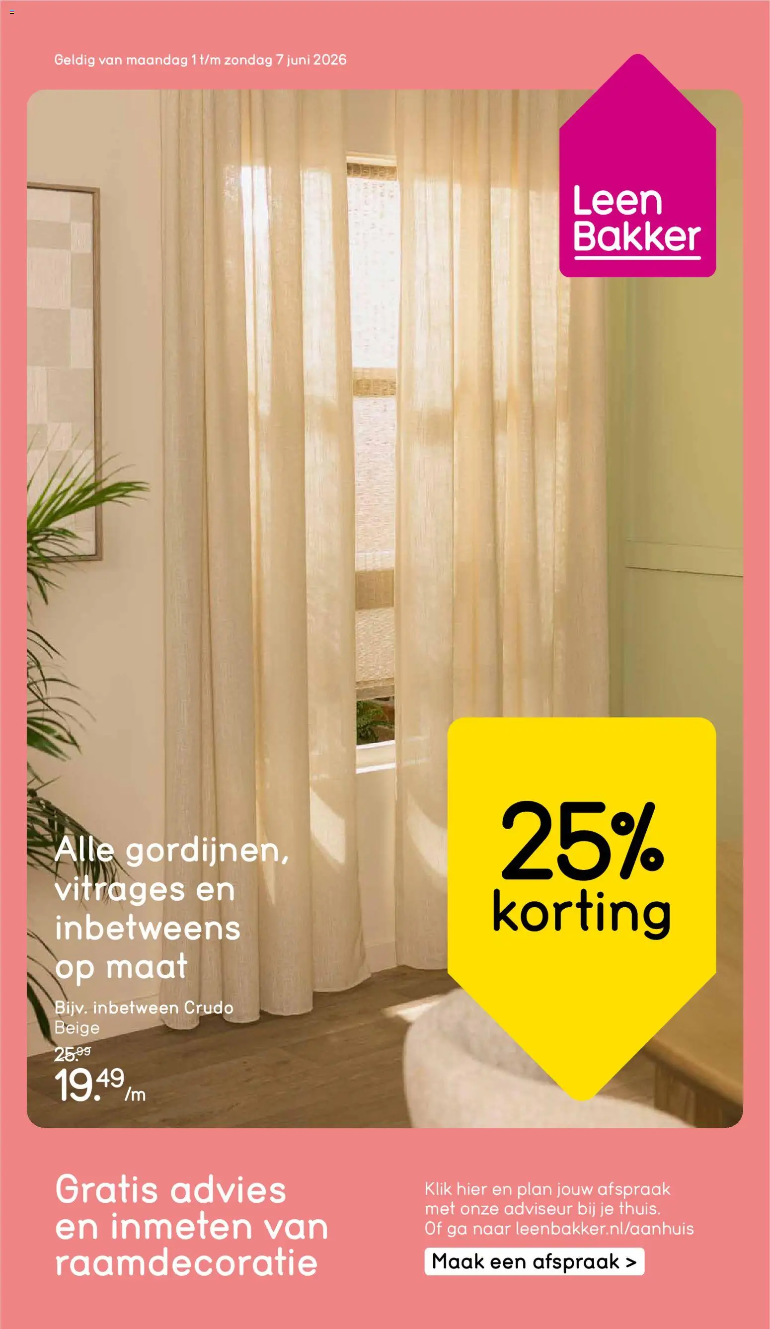 Voorbeeld van Leen Bakker folder van winkel Leen Bakker geldig vanaf 01-06-2026