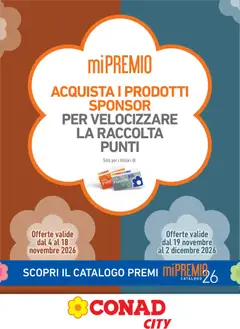 Anteprima dell'opuscolo Conad volantino Mi Premio Lazio dal negozio Conad valido da 04/11/2026