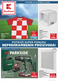 Pregled letka Slavonski Brod trgovine Kaufland vrijedi od 10.06.2026