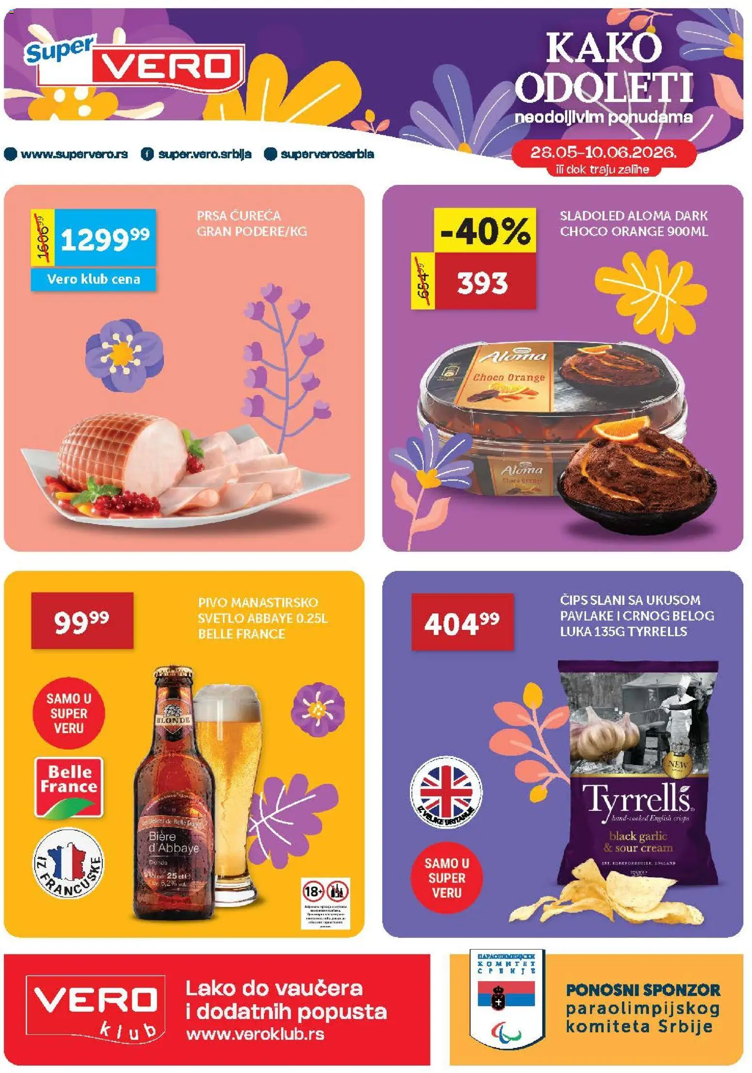 Pregled SuperVERO kataloga - važi od 28.05.2026