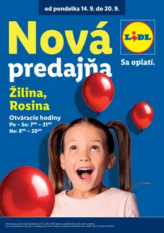 Náhľad Lidl letáku platného od 14.09.2026
