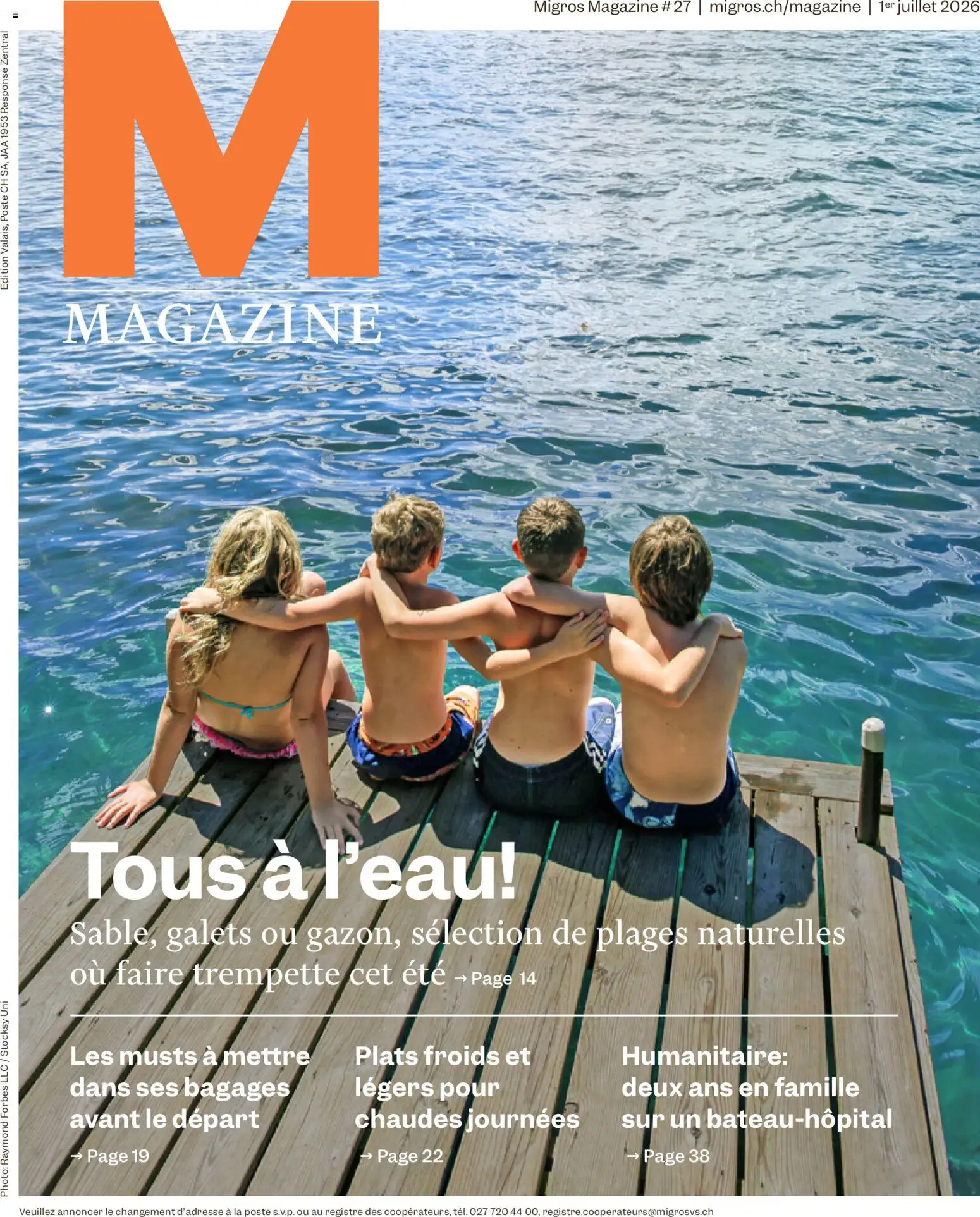 Vorschau des Merkblatts Migros aktionen Magazine FR vom Shop Migros gültig von 01.07.2026 bis 07.07.2026