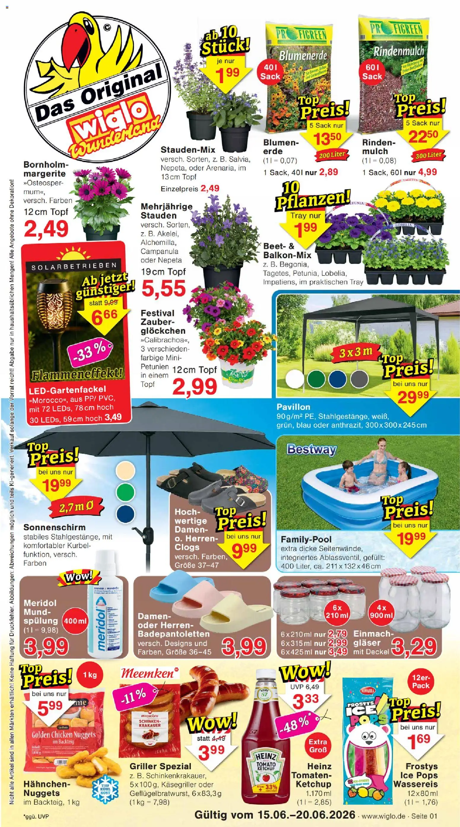Vorschau von dem Prospekt des Geschäftes Wiglo Wunderland, gültig ab dem 15.06.2026