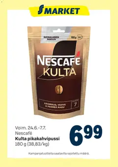 Kaupan S-market S-market tarjoukset Nescafé esikatselu, voimassa 24/06/2026