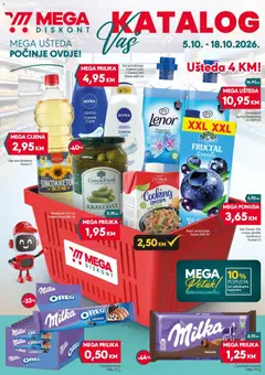 Pregled letka Mega Diskont katalog trgovine Mega Diskont vrijedi od 05.10.2026