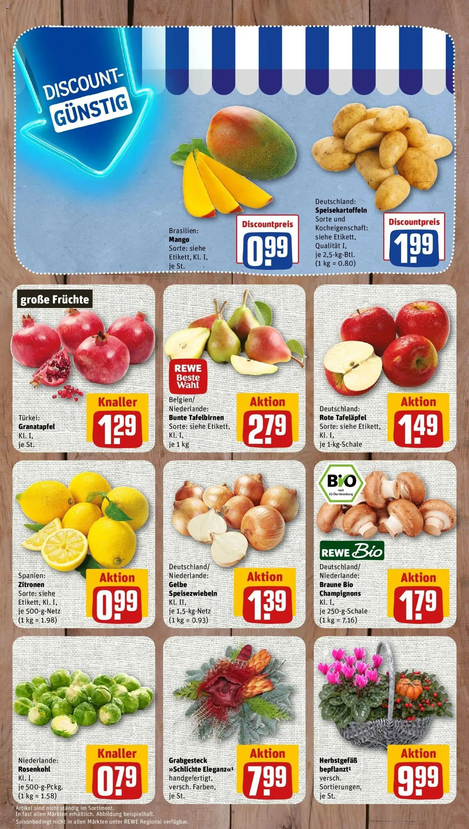 Vorschau von dem Prospekt des Geschäftes Rewe, gültig ab dem 19.10.2026