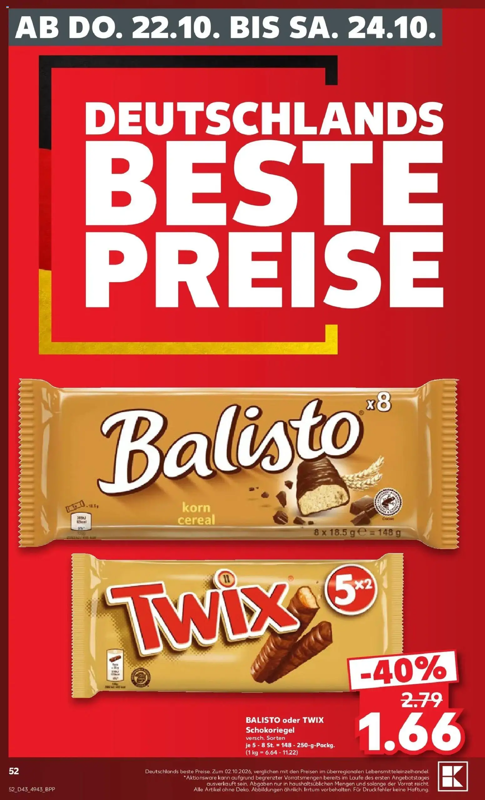 Vorschau von dem Prospekt des Geschäftes Kaufland, gültig ab dem 19.10.2026