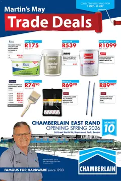 Preview of Chamberlain flyer valid from 01/05/2026