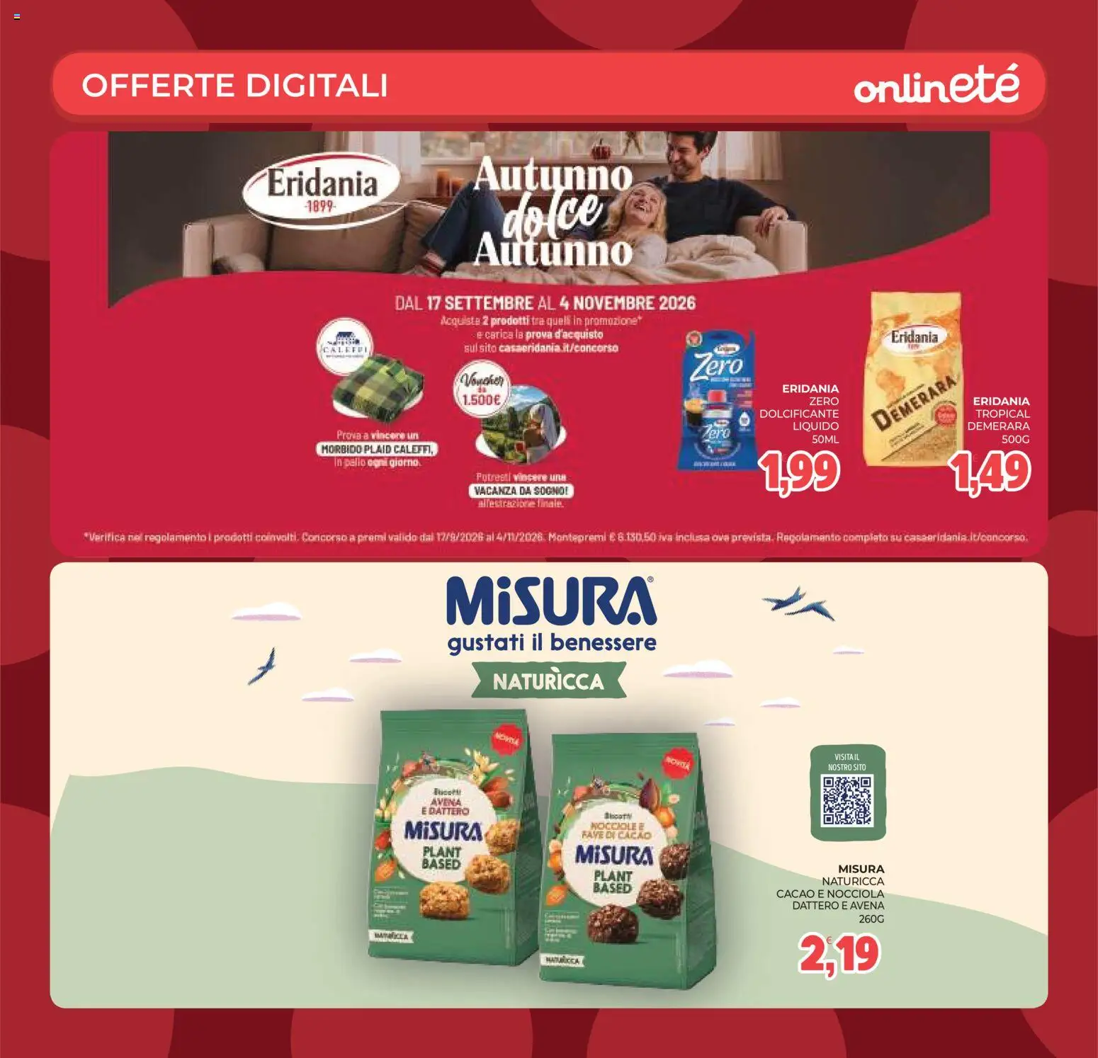 Anteprima dell'opuscolo Eté volantino dal negozio Eté valido da 23/10/2026 - Nocciole, Plaid, Cacao, Dolcificante