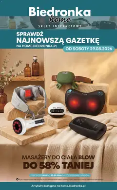 Pogląd gazetki "Biedronka gazetka - Home" ze sklepu Biedronka ważnej od 29.08.2026