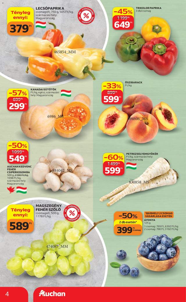 Új Auchan akciós újság 09.10.