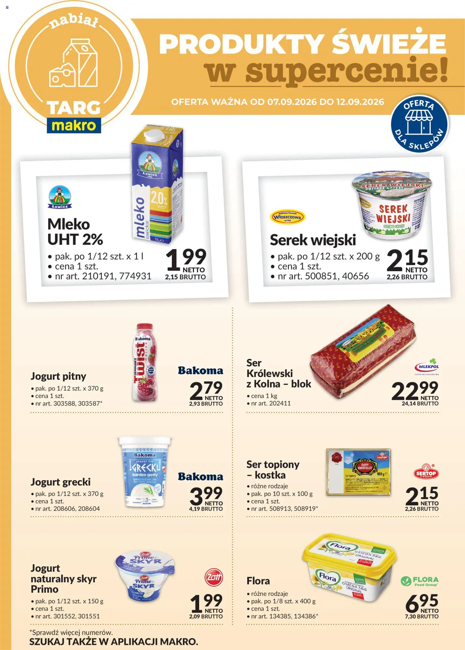 Pogląd gazetki "Makro gazetka - Oferta świeża w super cenach" ze sklepu Makro ważnej od 07.09.2026