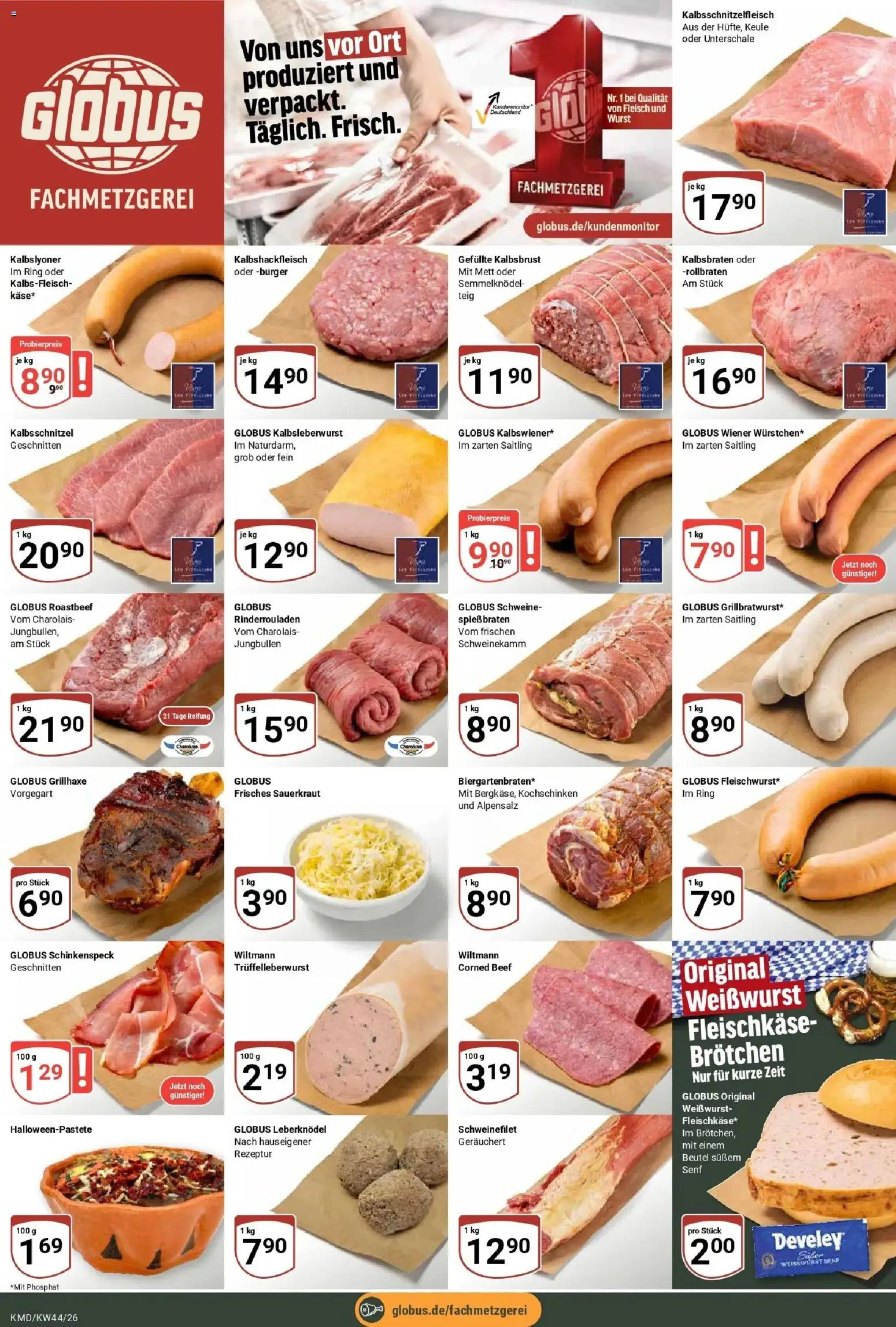 Vorschau von dem Prospekt des Geschäftes Globus, gültig ab dem 26.10.2026