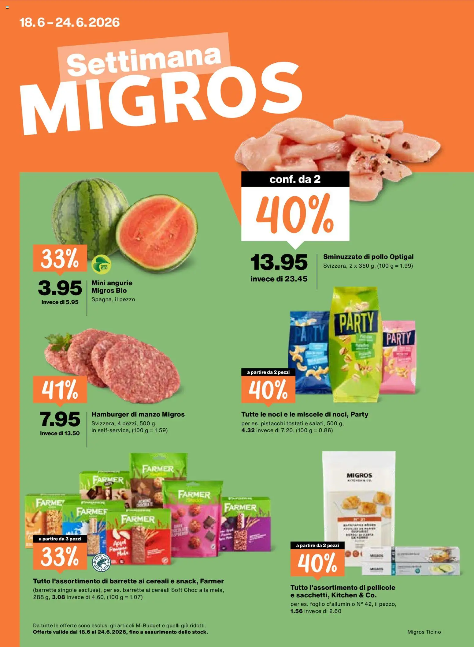 Vorschau des Merkblatts Migros aktionen IT vom Shop Migros gültig von 18.06.2026 bis 24.06.2026