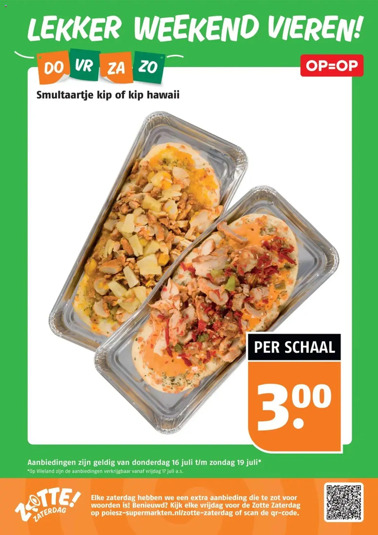 Voorbeeld van Poiesz folder - Weekendacties van winkel Poiesz geldig vanaf 16-07-2026 - Kip, Schaal