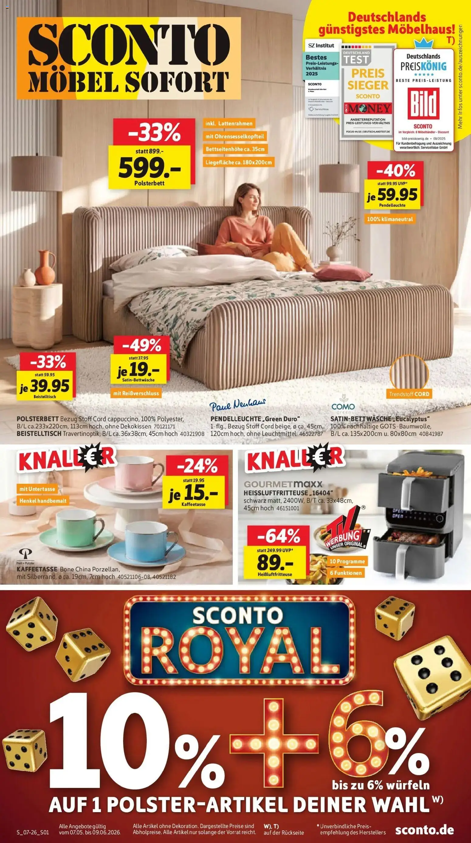 Vorschau von dem Prospekt des Geschäftes Sconto, gültig ab dem 07.05.2026