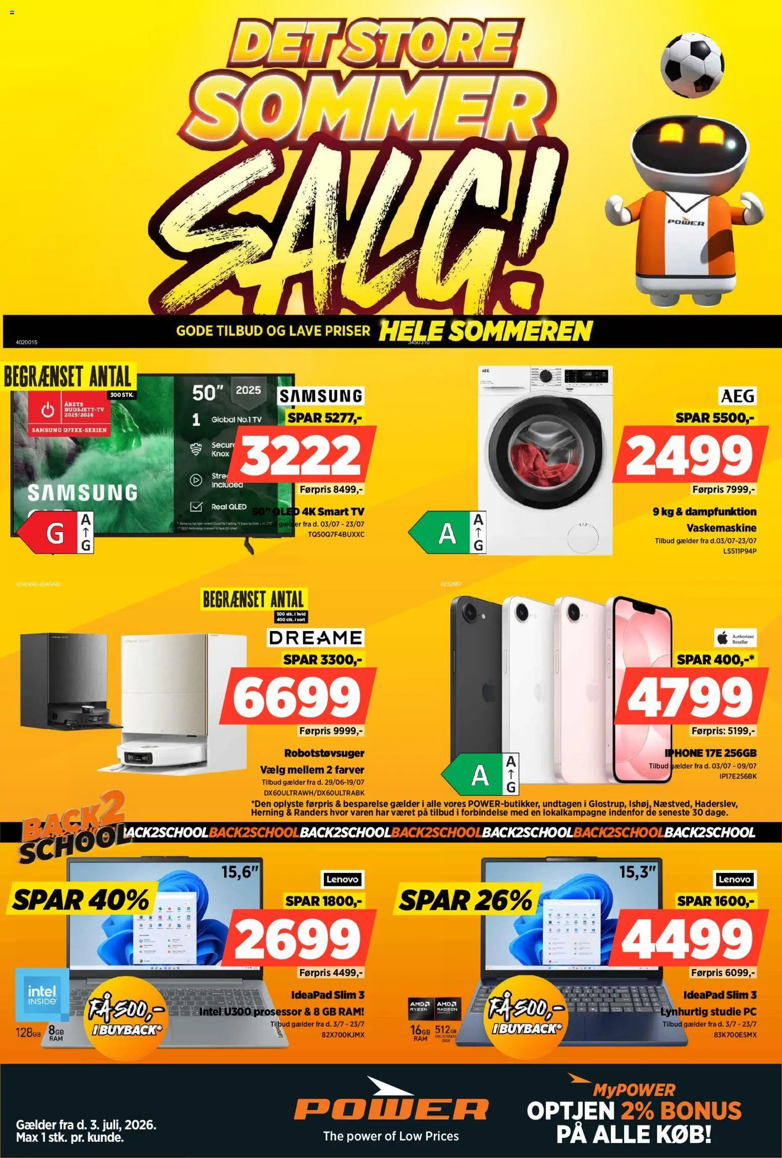 Eksempel på tilbudsavis Power - Tilbudsavis fra butik Power gyldig fra 03/07/2026