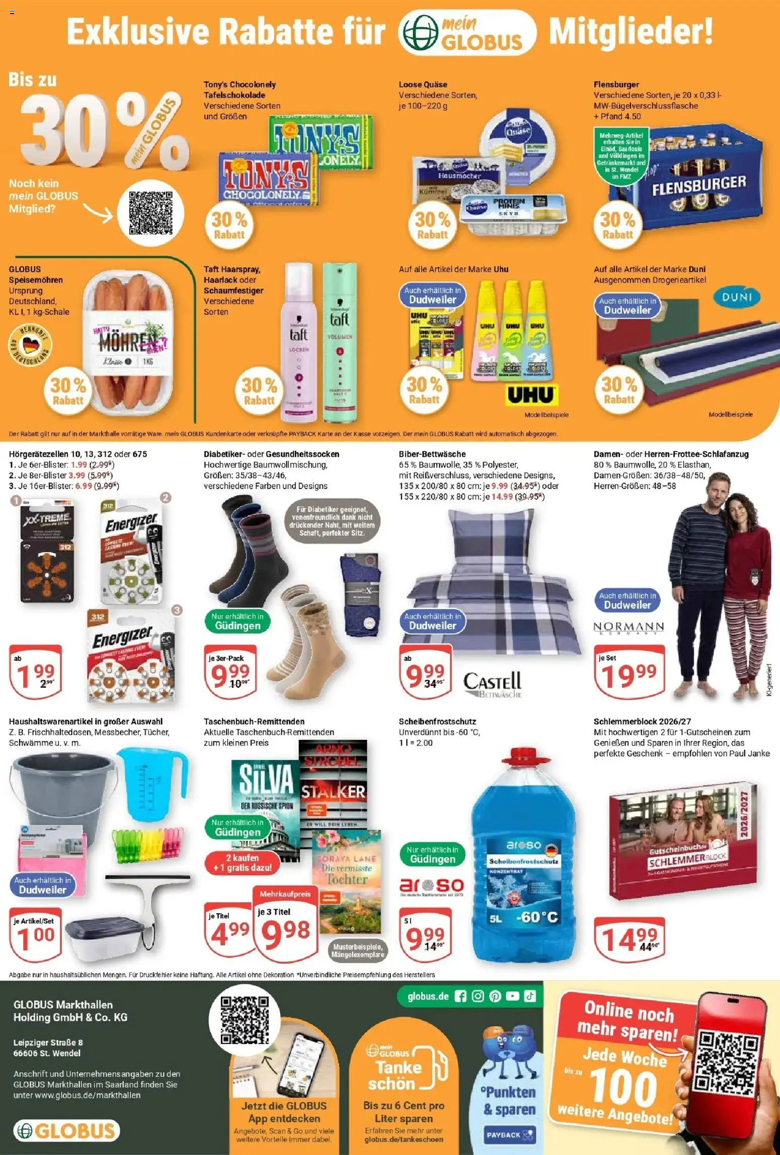 Vorschau von dem Prospekt des Geschäftes Globus, gültig ab dem 26.10.2026