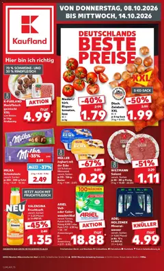 Vorschau von dem Prospekt des Geschäftes Kaufland, gültig ab dem 08.10.2026