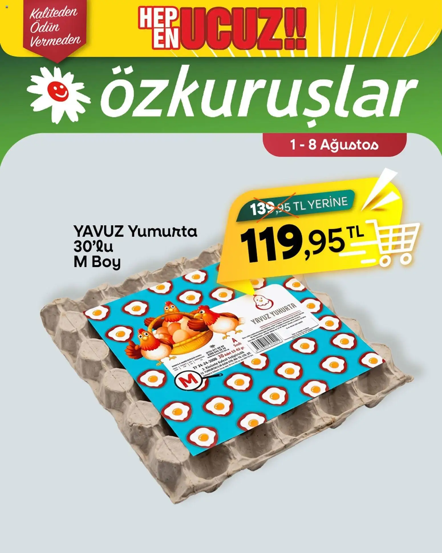 Özkuruşlar Özkuruşlar İndirim 01.08.2026 - Broşürünün önizlemesi