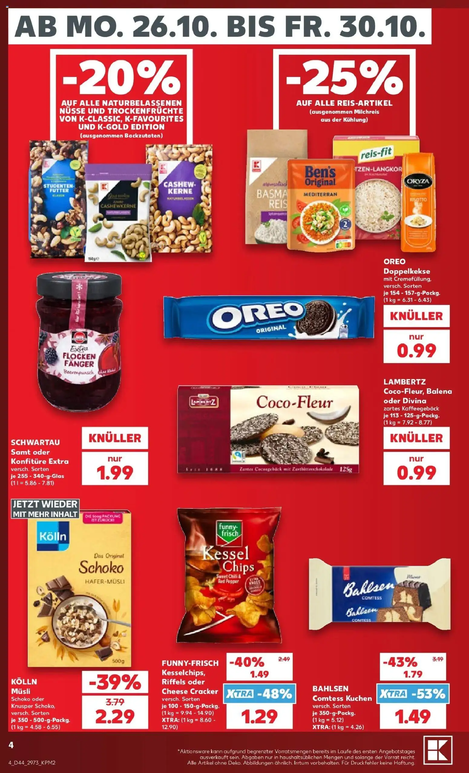 Vorschau von dem Prospekt des Geschäftes Kaufland, gültig ab dem 26.10.2026