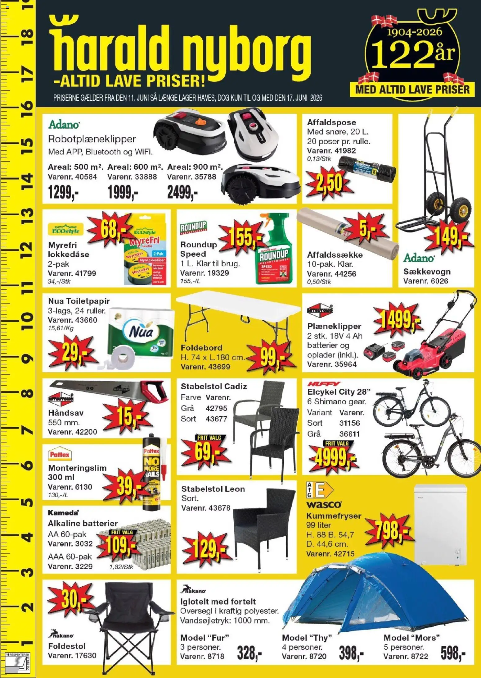 Eksempel på tilbudsavis Harald Nyborg - Tilbudsavis uge 24 fra butik Harald Nyborg gyldig fra 11/06/2026 - Batterier