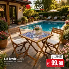 Anteprima dell'opuscolo Magazzini Smart volantino Set tavolo dal negozio Magazzini Smart valido da 09/06/2026