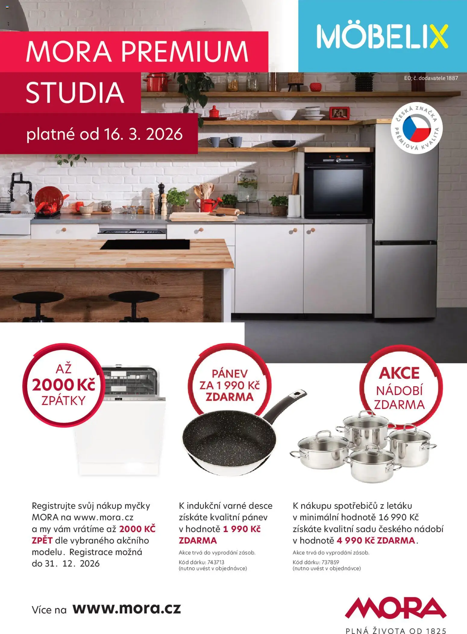 Náhled nabídky: Möbelix Möbelix leták - Mora platný od 01.03.2026 - Pánev, Nádobí